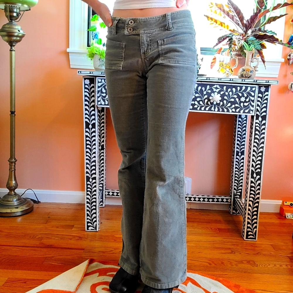 y2k Low Rise Bootcut Corduroy